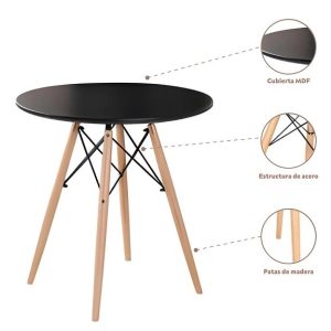 Mesa Redonda EAMES 80 cm - Imagen 3