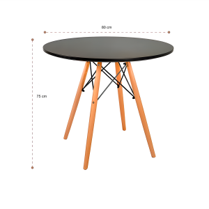 Mesa Redonda EAMES 60cm - Imagen 5