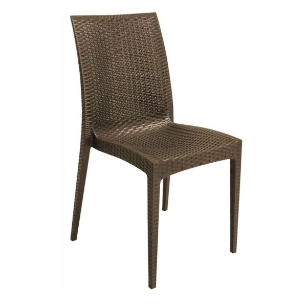 SILLA SIMIL RATTAN- MARRON (3)