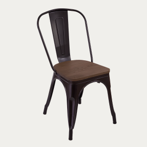 Silla Tolix Base de Madera - Imagen 2