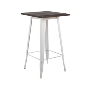 Mesa Bar Tolix 60x60x105 cm - Base en Madera - Imagen 3