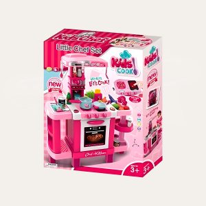 Set Juego De Cocina Little Chef - Rosada - Imagen 2
