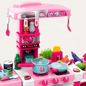 Set Juego De Cocina Little Chef - Rosada - Imagen 4