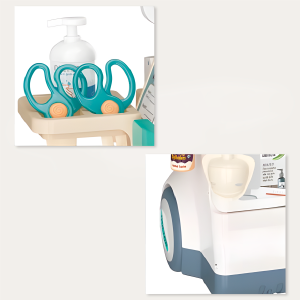 Set Juego Doctor Niños Estacion Médica Carrito 26 Piezas - Imagen 3