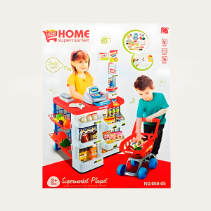 Juego Set Supermercado 60 Pcs con Carrito - Imagen 4