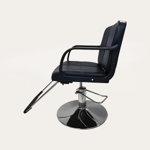 Silla Barberia Peluquería Slim Negro - Imagen 2
