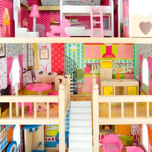 Casa de Muñecas de Madera - 3 pisos - Imagen 2