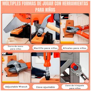 Juego Mesa de Herramientas Kids Tool 78 Psc - Imagen 4