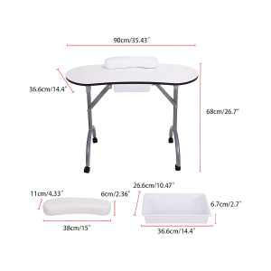 Mesa Para Manicure Portátil + Bolso - Imagen 6