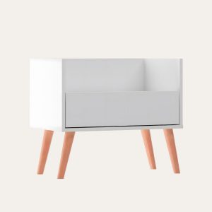 Arrimo Multiuso, Velador 1 Cajon - Blanco - Imagen 3