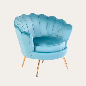 Sillón Individual Ostra- Azul - Imagen 1